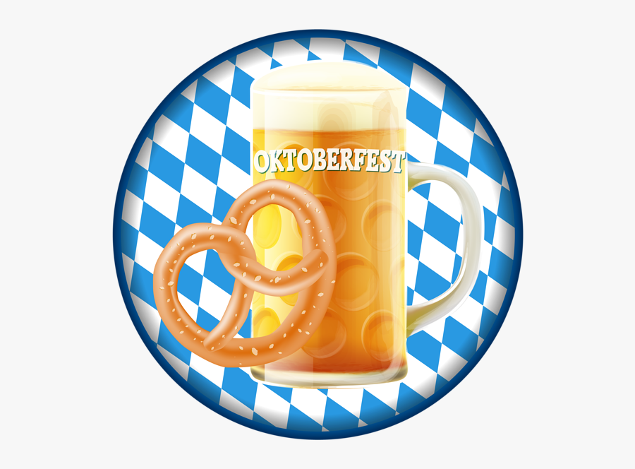 Oktoberfest Badge With Beer Png Clip Art Image - Oktoberfest Beer Clip Art, Transparent Clipart