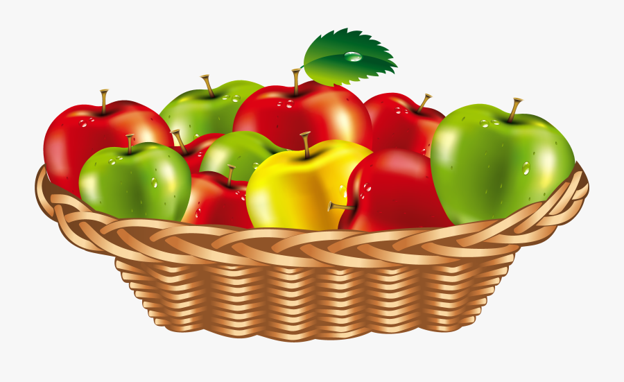 Fruit Basket Png Clipart - Fruits In The Basket Clipart, Transparent Clipart