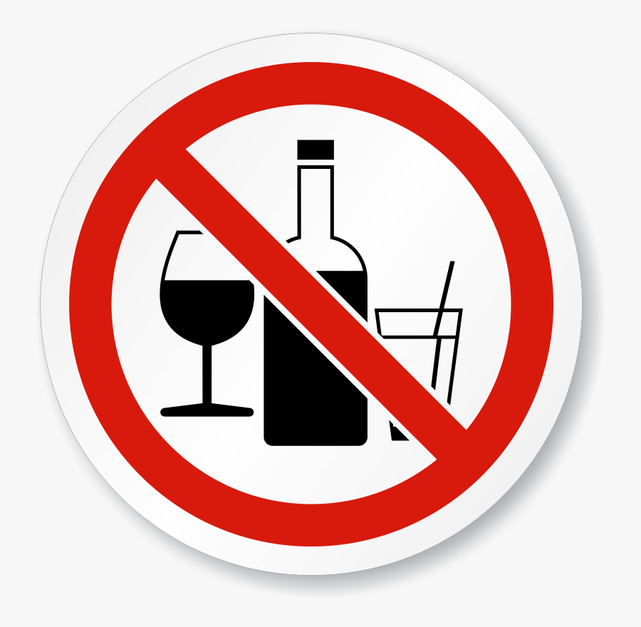 No Drinking Large Clipart - Non Alcoholic Png, Transparent Clipart