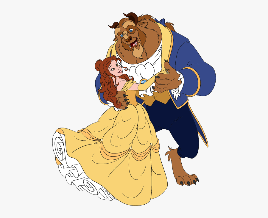 Belle And Beast, Transparent Clipart