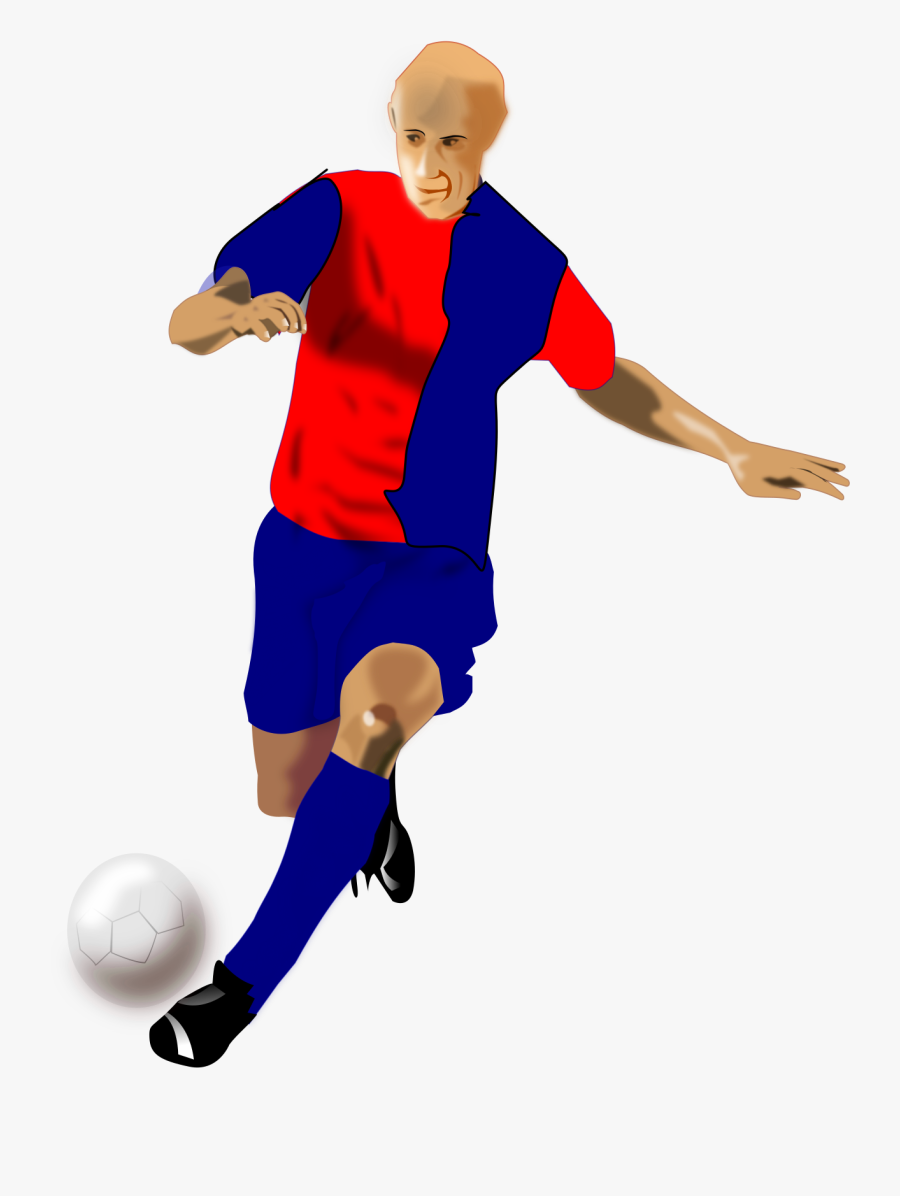 Pleasurable Ideas Soccer Player Clipart Two Players - Jugadores De Futbol Animados Png, Transparent Clipart