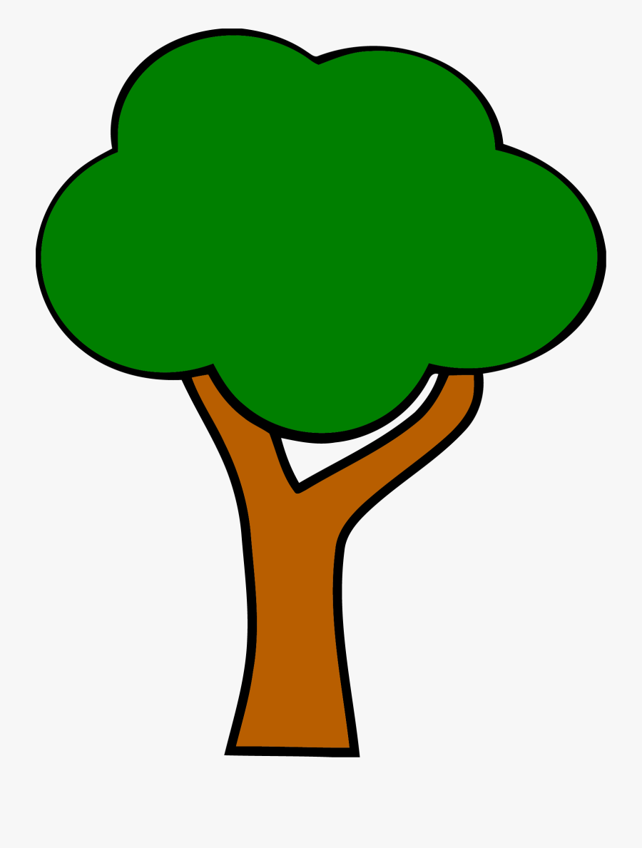 Cartoon Tree With Branches 28, Buy Clip Art - Apple Tree Without Apple, Transparent Clipart