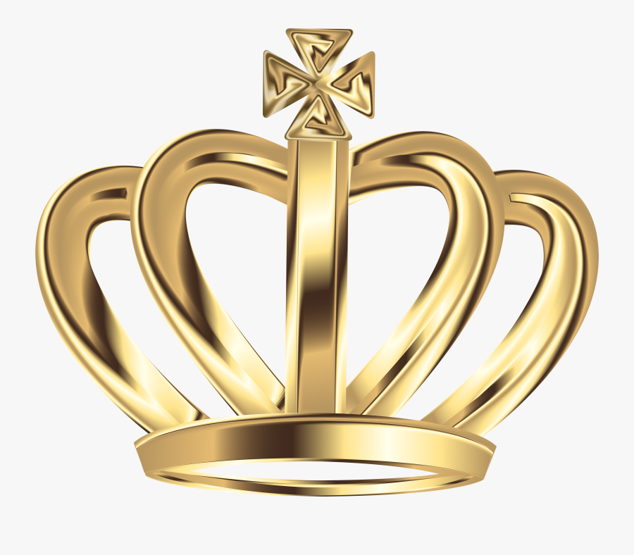 Outstanding Crown Clip Art - Gold Crown Transparent Png, Transparent Clipart
