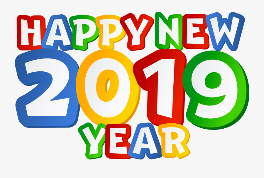 Happy New 2019 Year Clipart - Happy New Year 2019 Png, Transparent Clipart