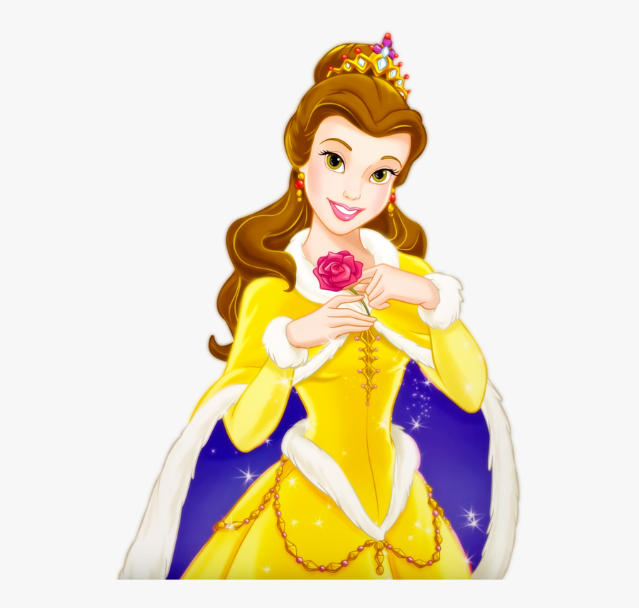 Disney Clipart, Belle Beauty And The Beast, Christmas - Belle Cartoon Disney Beauty And The Beast, Transparent Clipart