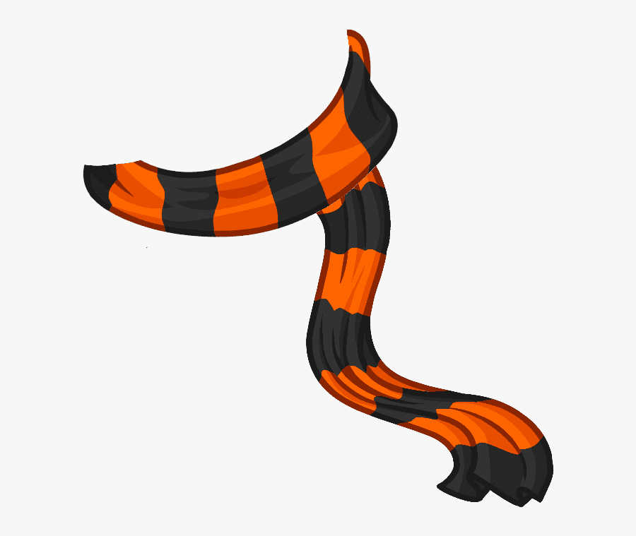Halloween-scarf - Scarf Png, Transparent Clipart