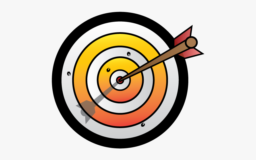 Arrow Target - Target And Arrow Clip Art, Transparent Clipart