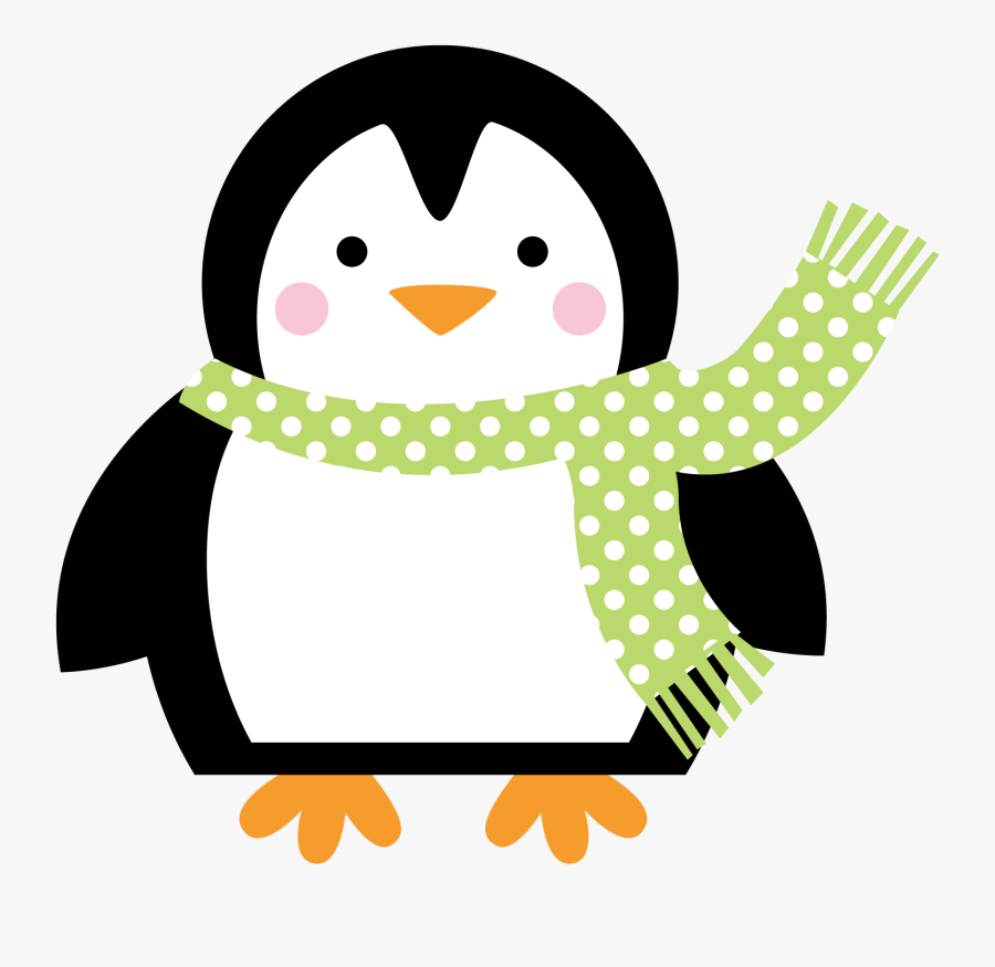 Transparent Scarf Clipart Png - Christmas Penguin, Transparent Clipart