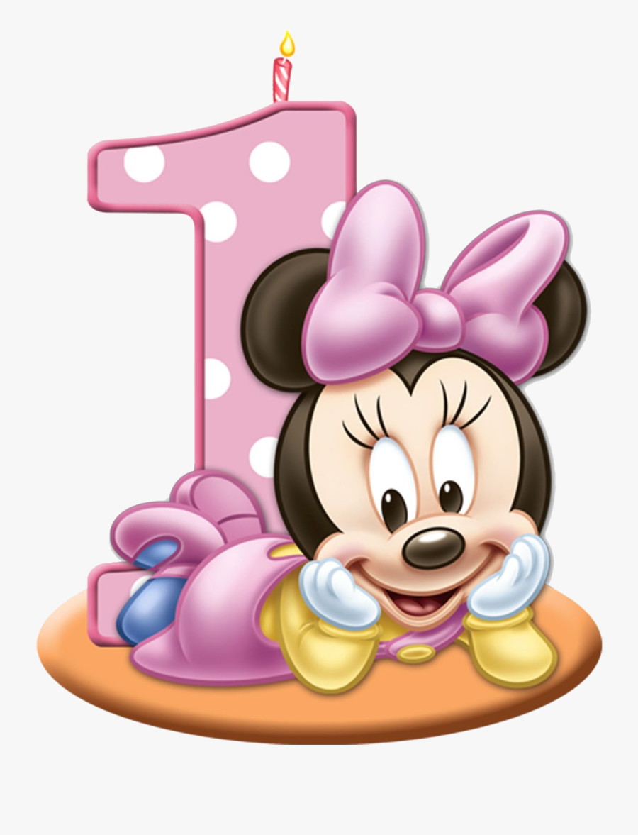 Mickey Minnie Baby Birthday Cake Mouse Clipart - Minnie Baby Png, Transparent Clipart