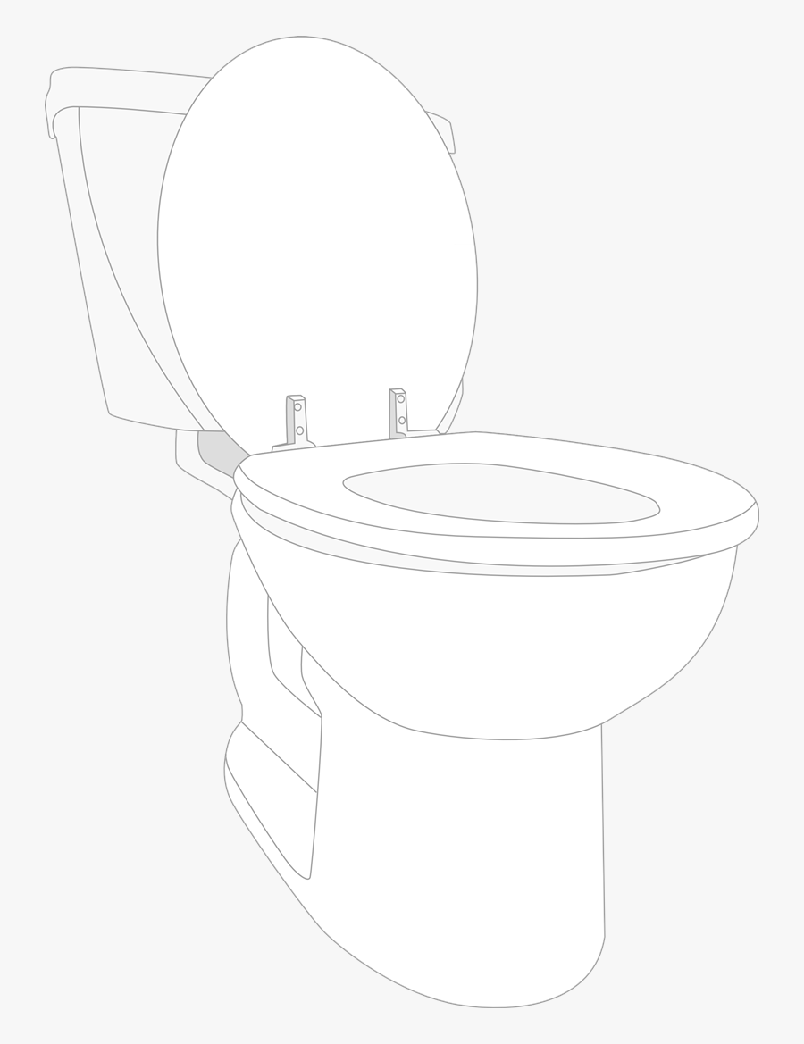 Toilet Free To Use Clip Art - Toilet Bowl Clipart No Background, Transparent Clipart