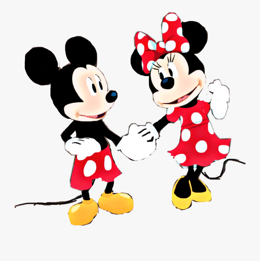 Mickey Minnie Mouse Mice Characters Disney Mickeymouse - Disney Characters Mickey And Minnie, Transparent Clipart