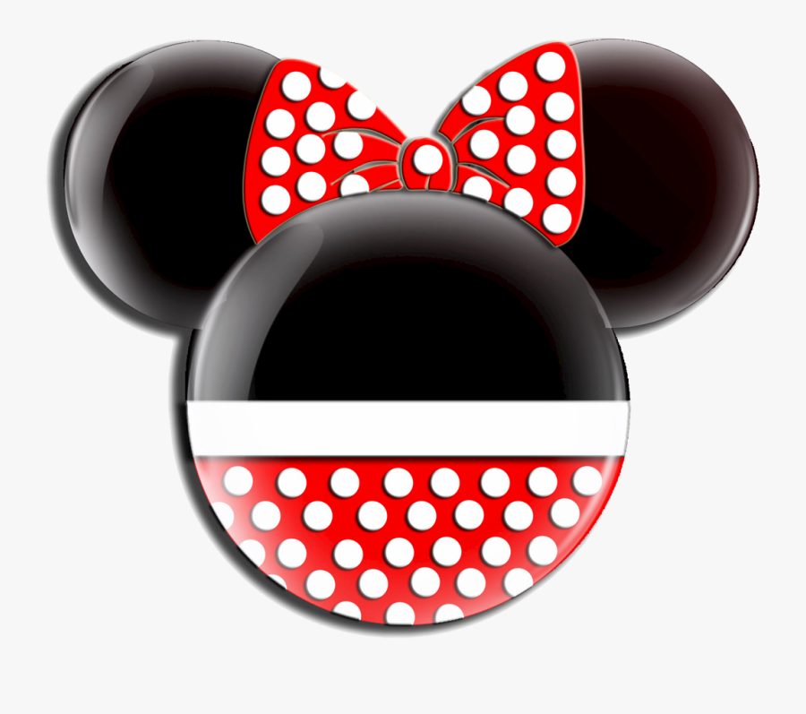 Minnie Mouse Mickey Head, Transparent Clipart