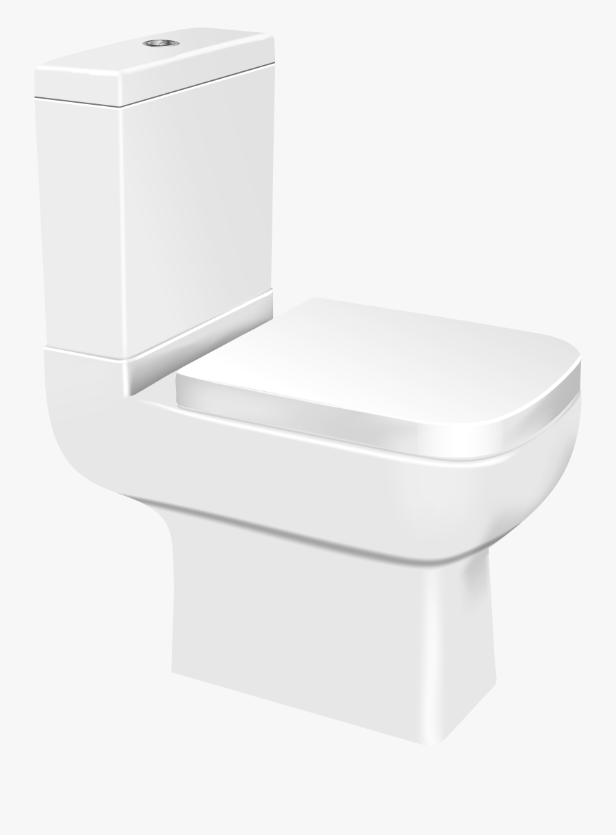 White Toilet Png Clip Art, Transparent Clipart