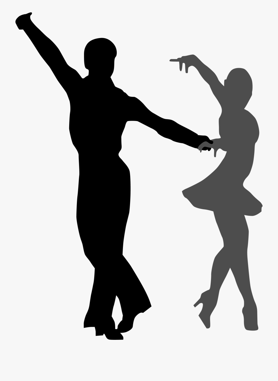 Ballroom Dance Clip Art - Salsa Dance Silhouette Png, Transparent Clipart