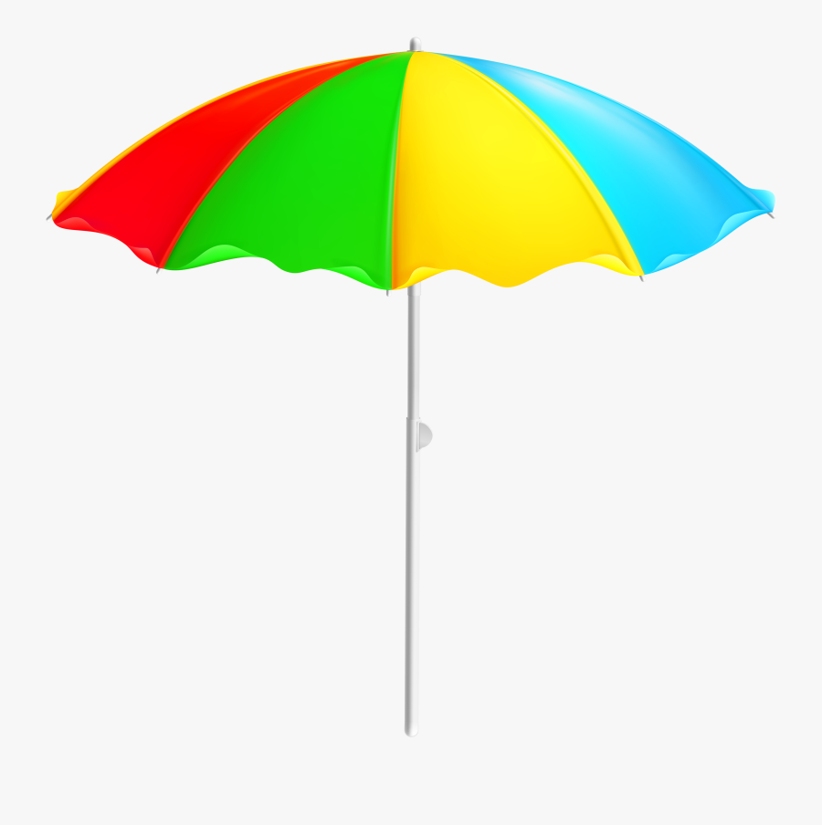 Flamingo Clipart Umbrella - Transparent Background Beach Umbrella Png, Transparent Clipart