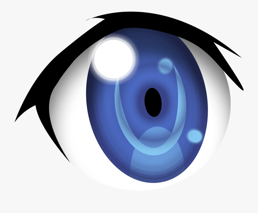 Cartoon Eyes Clip Art - Anime Eyes No Background, Transparent Clipart