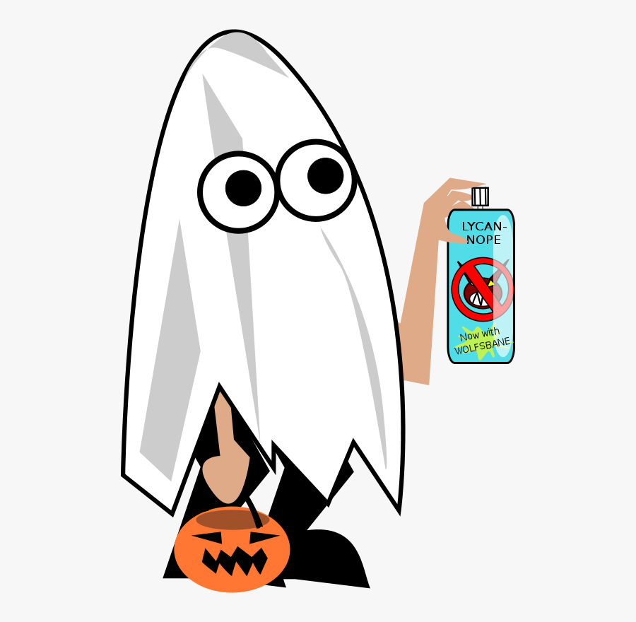 October Clipart 31st - Cartoon Trick Or Treaters, Transparent Clipart