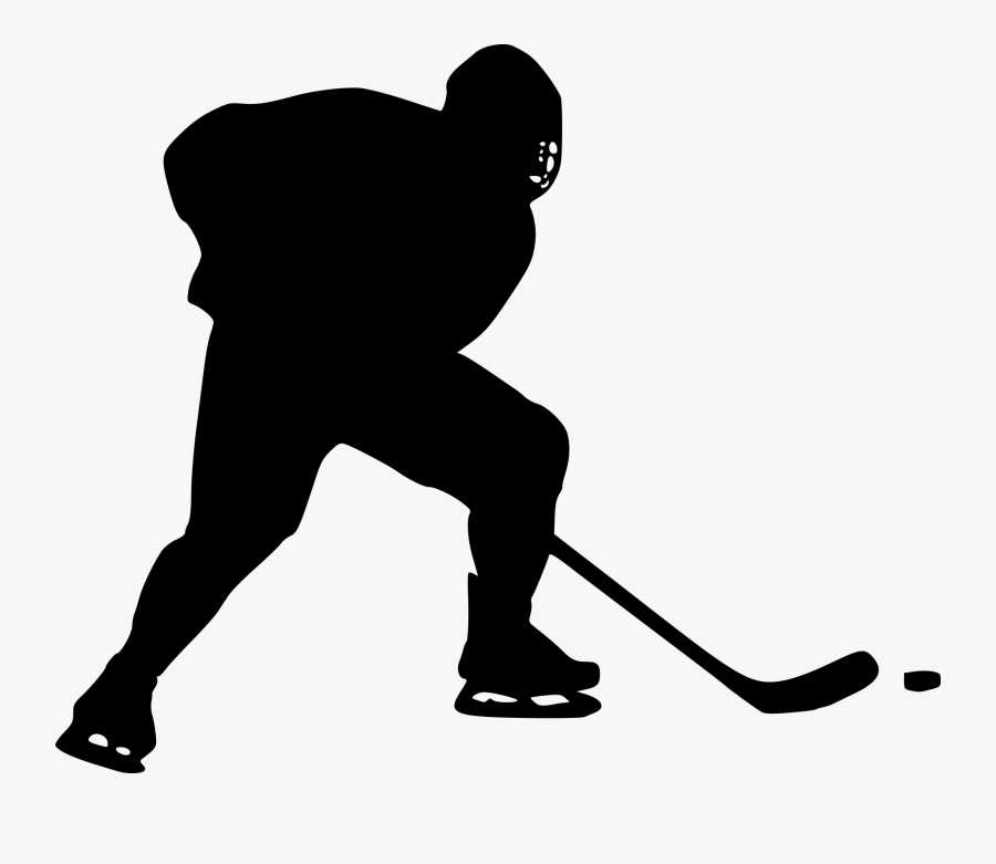 Hockey Player Silhouette Clipart At Getdrawings - Transparent Background Hockey Clipart, Transparent Clipart