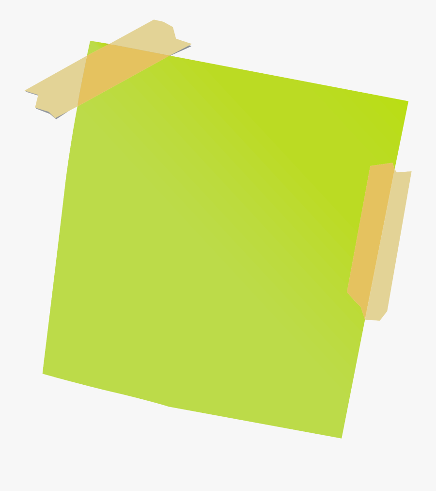 Paper Clipart Construction Paper - Transparent Sticky Note Png, Transparent Clipart