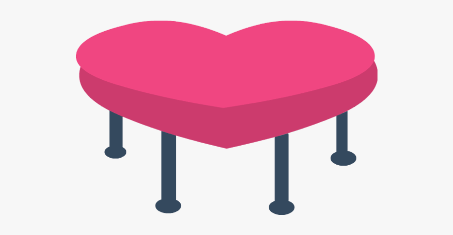 Hearts Valentines Clipart - Table Pink Clipart Png, Transparent Clipart