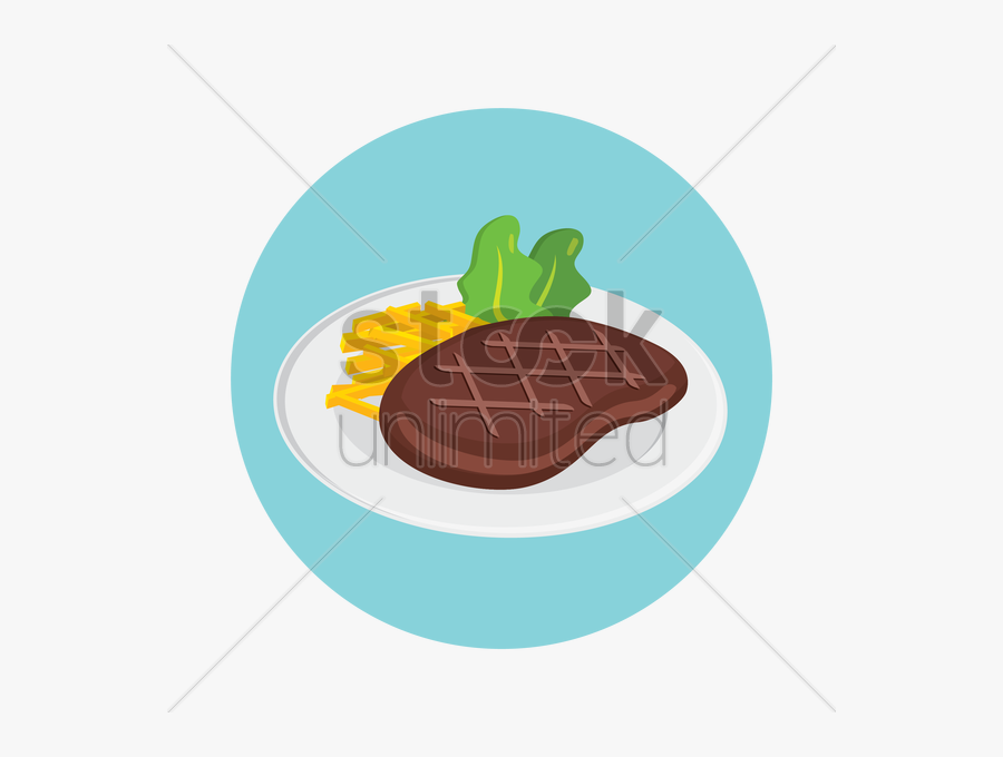 Steak With Fries Clipart - Steak And Fries Clipart, Transparent Clipart