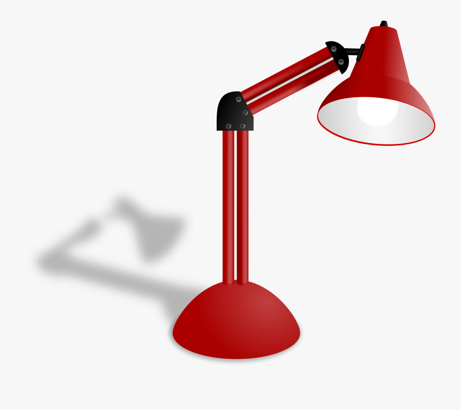 This Free Icons Png Design Of Photorealistic Red Lamp - Table Lamp Clipart, Transparent Clipart