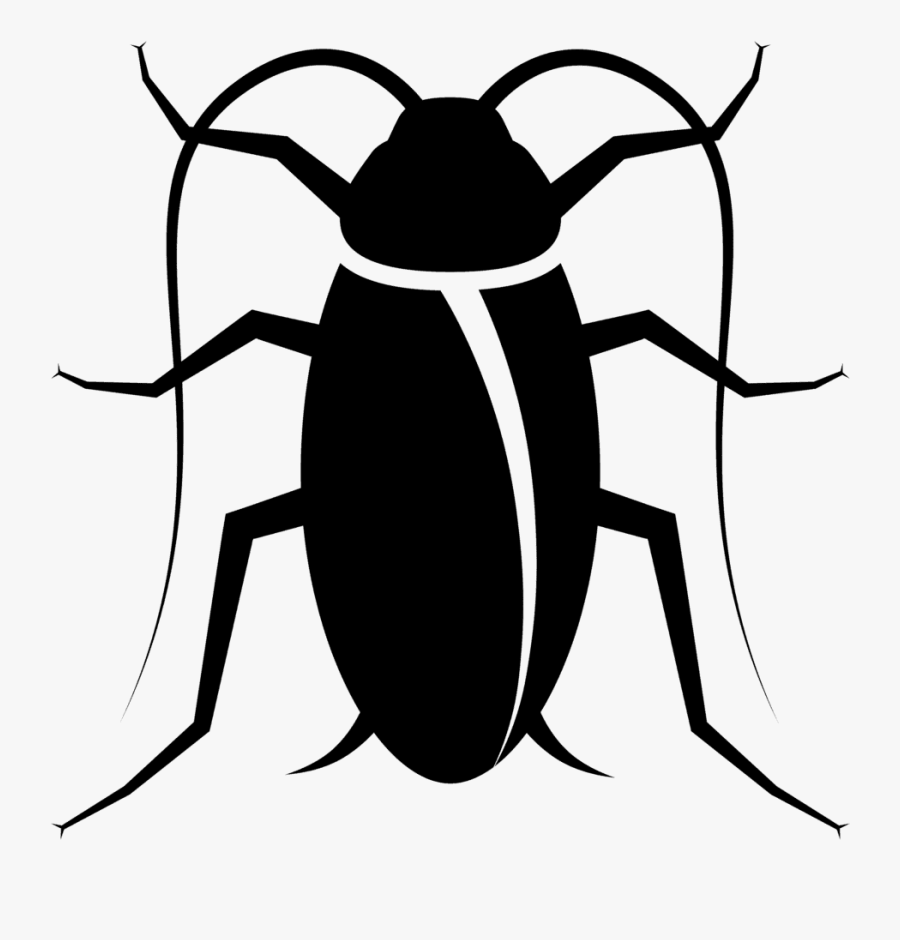 House Fly Clipart Black And White Cockroach Clip Art Free Transparent Clipart Clipartkey