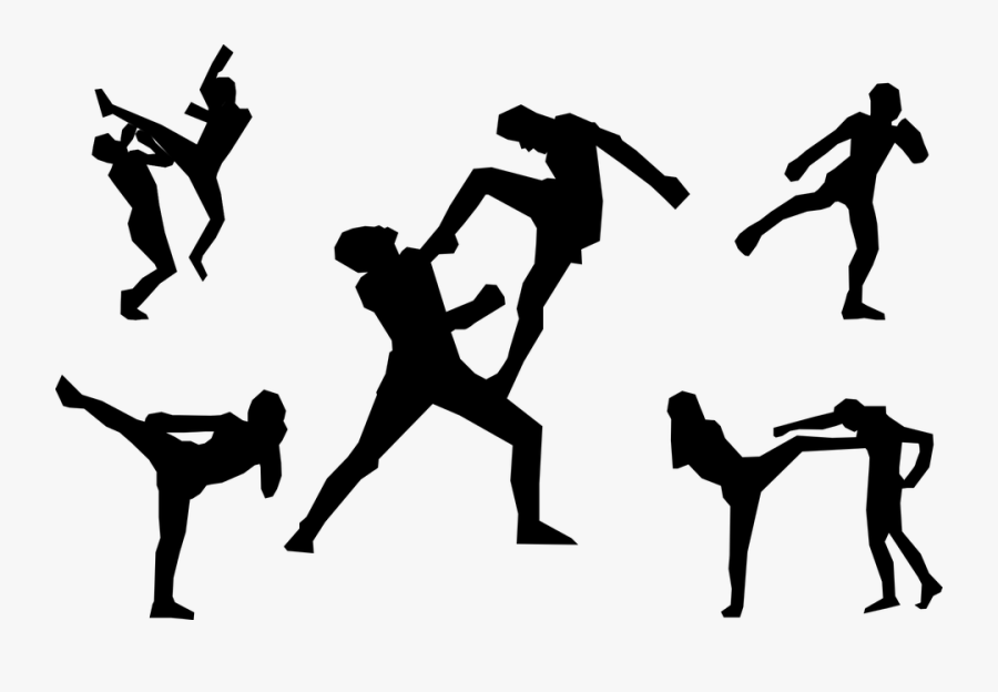 Transparent Self Defense Clipart - Topper Cake Muay Thai, Transparent Clipart