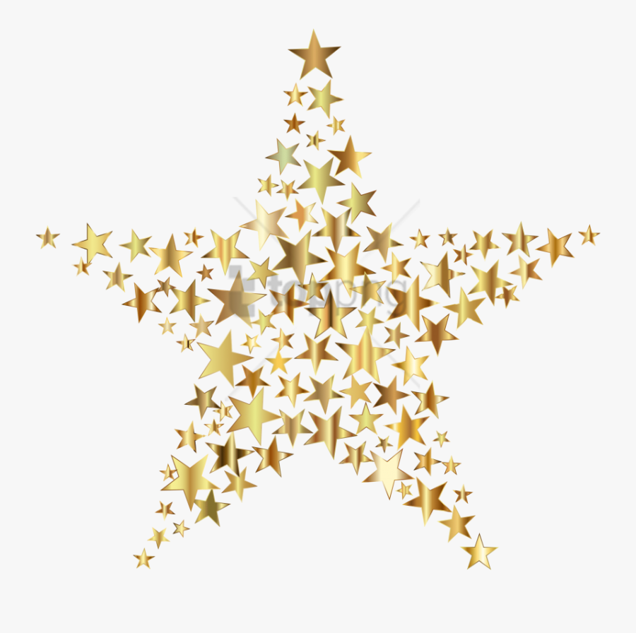 Transparent Star Crown Png - Gold Star With Transparent Background, Transparent Clipart