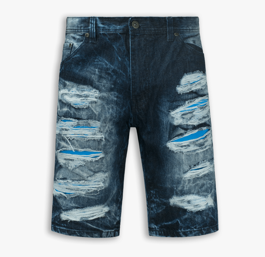 Transparent Ripped Jeans Png - Bermuda Shorts, Transparent Clipart