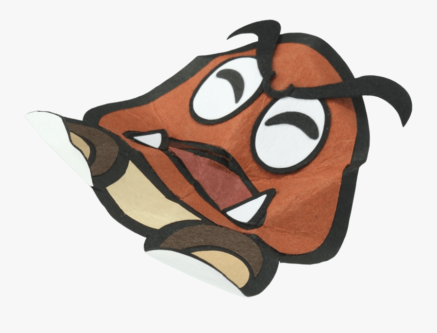 Goomba Paper Mario, Transparent Clipart