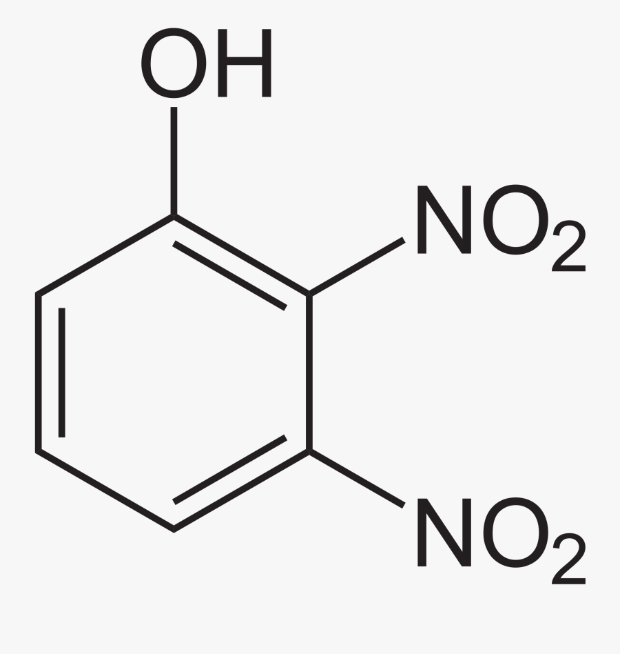 Nfpa Diamond Template 7, Buy Clip Art - 2 3 Dinitrophenol Structure, Transparent Clipart