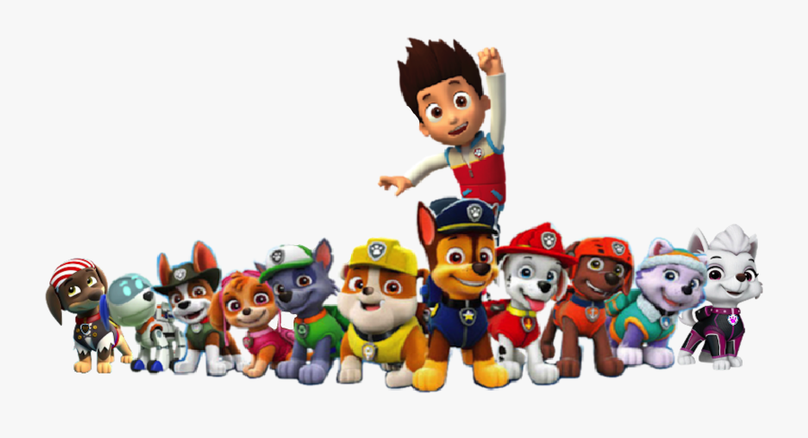 Paw Patrol - Paw Patrol All Pups Png, Transparent Clipart
