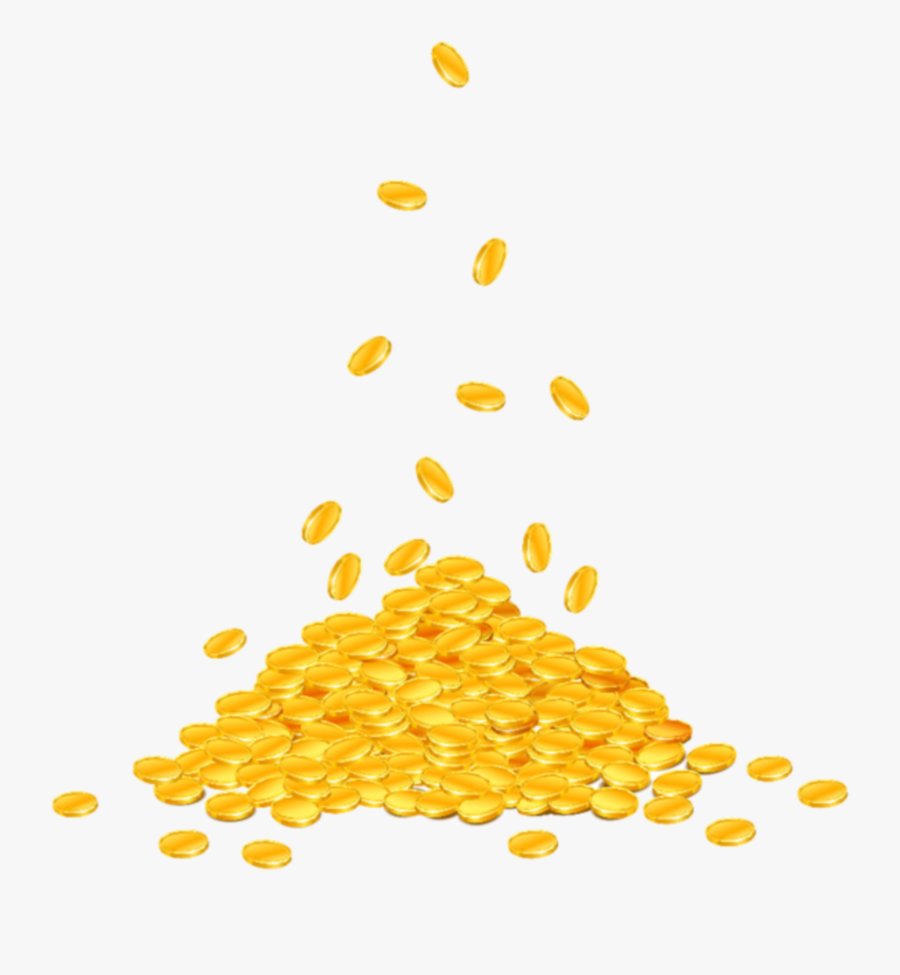 #stpatricksday#h #shamrock #lucky #leprechaun #potofgold - Gold Coin Falling Png, Transparent Clipart