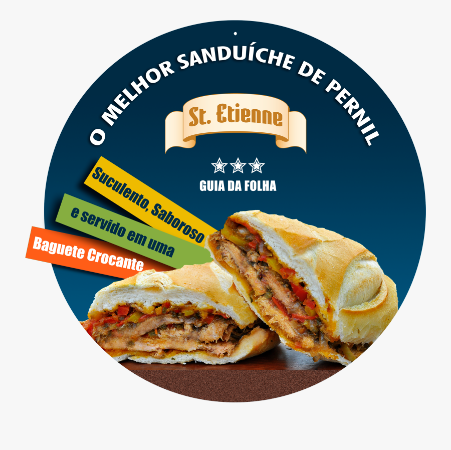 Clip Art Card Pio Bagueteria Mobirise - Fast Food, Transparent Clipart