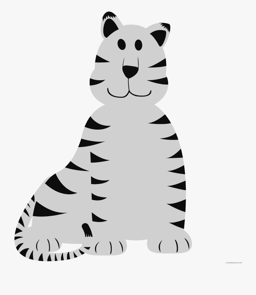 Picture Royalty Free Baby Tiger Clipart - All Orange Tiger Clipart, Transparent Clipart