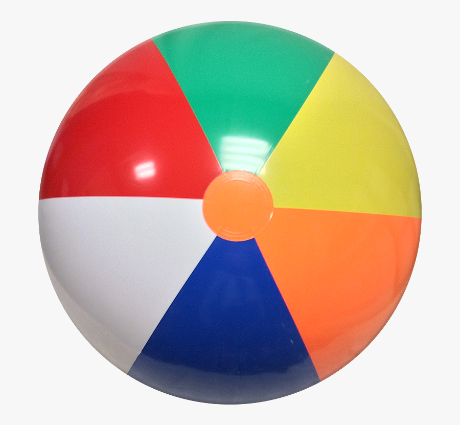 Transparent Stress Ball Clipart - Beach Balls Orange Yellow Red Blue Green Beach Ball, Transparent Clipart