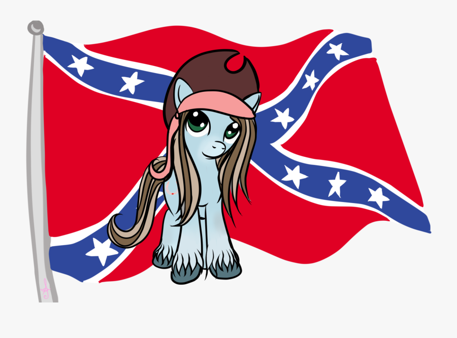 Transparent Bandana Wild West - Cartoon Confederate Flag Png, Transparent Clipart