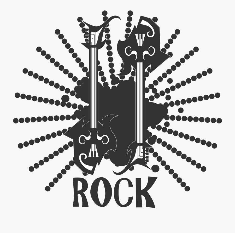 Rock Music Musical Ensemble Music Festival Icon - Rock Bands Logos Guitar, Transparent Clipart