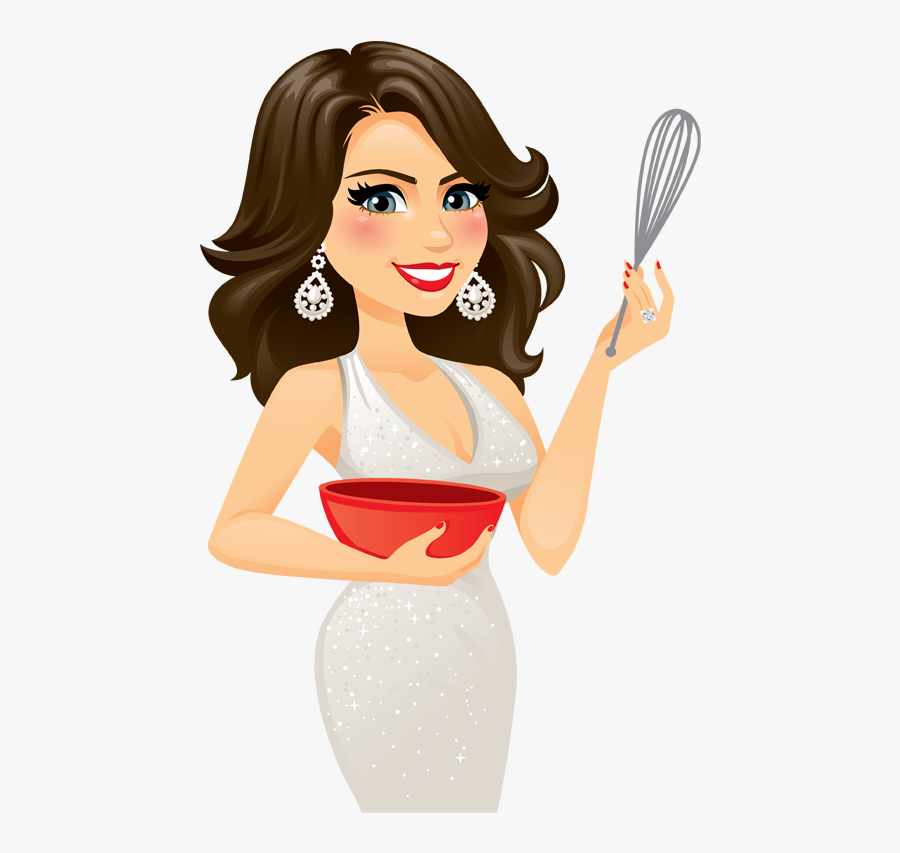 Transparent Cooking Silhouette Png - Transparent Actress Cartoon, Transparent Clipart