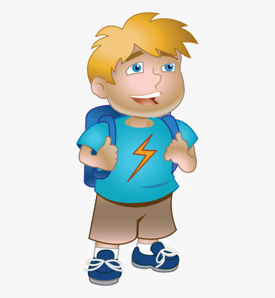 School Boy Clip Art, Transparent Clipart