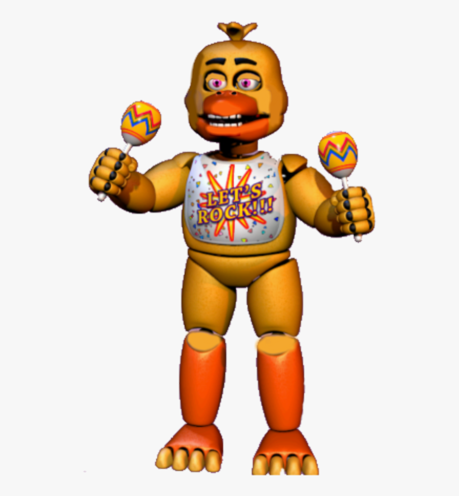 #fnaf1 Rock Star Chica - Fnaf 6 Rockstar Chica, Transparent Clipart