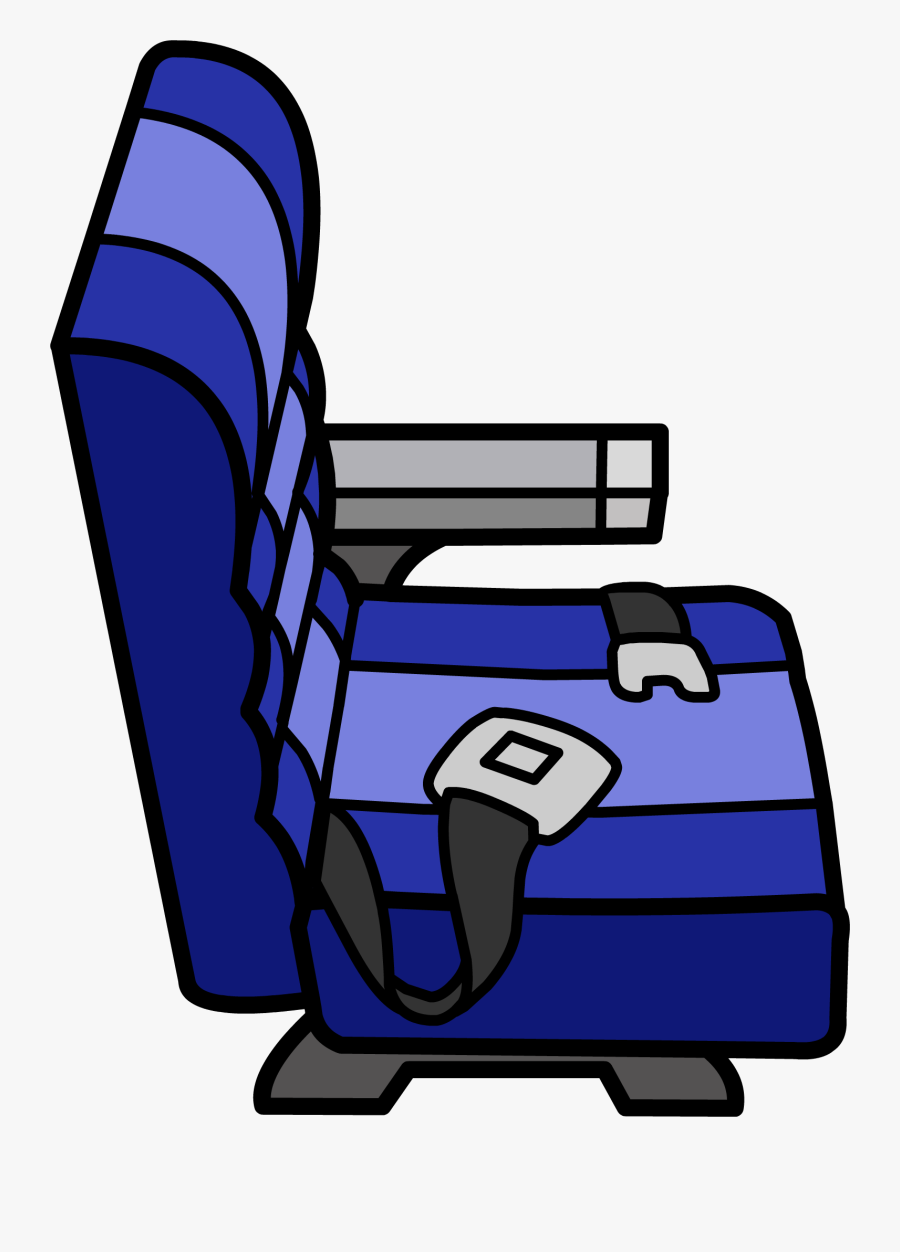 Airplane Clipart Chair - Airplane Seat Clipart, Transparent Clipart
