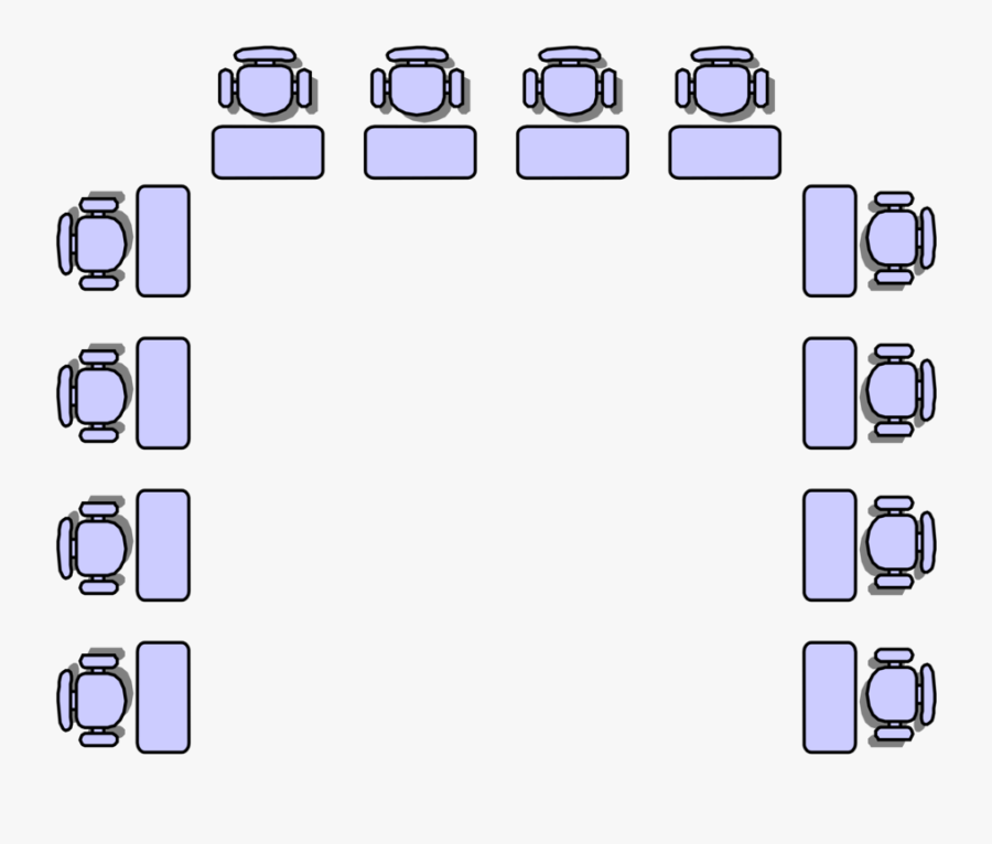 Classroom Seat Layouts - Clipart For Classroom Seating, Transparent Clipart