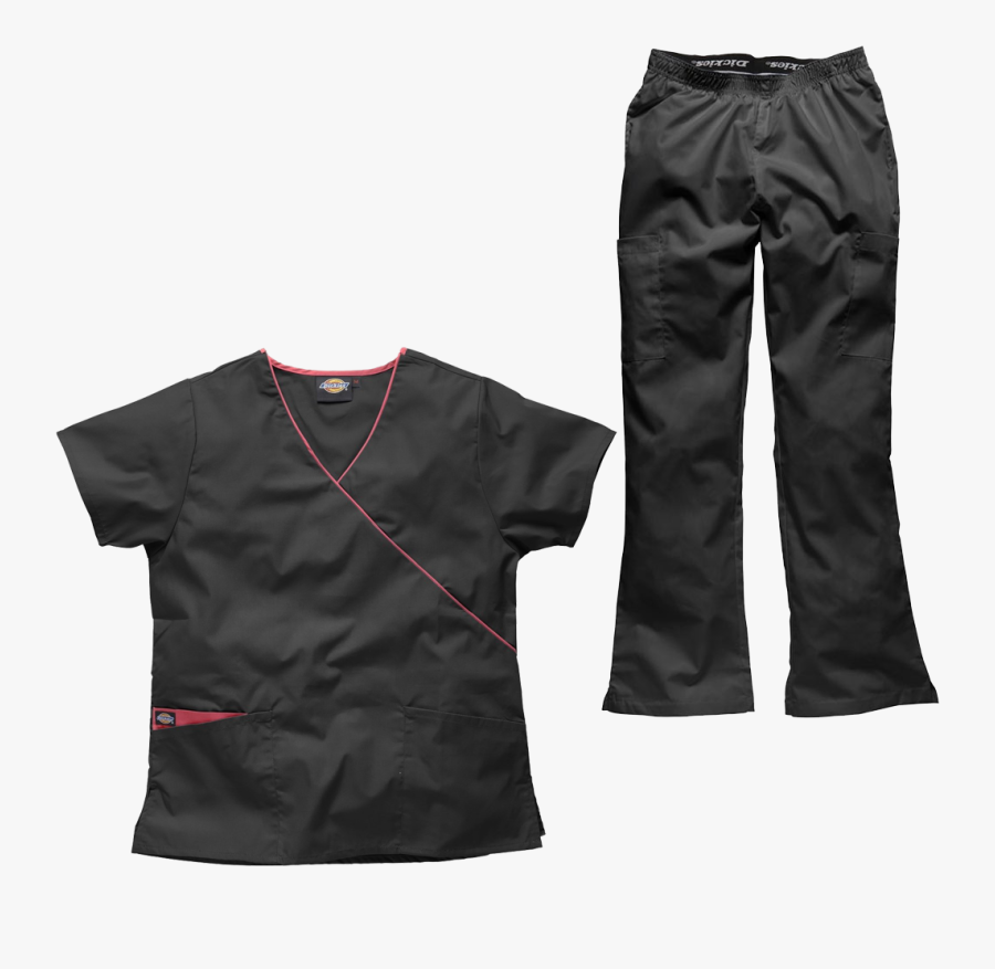 Pants Clipart Scrub - Uniforme De Enfermero Negro, Transparent Clipart