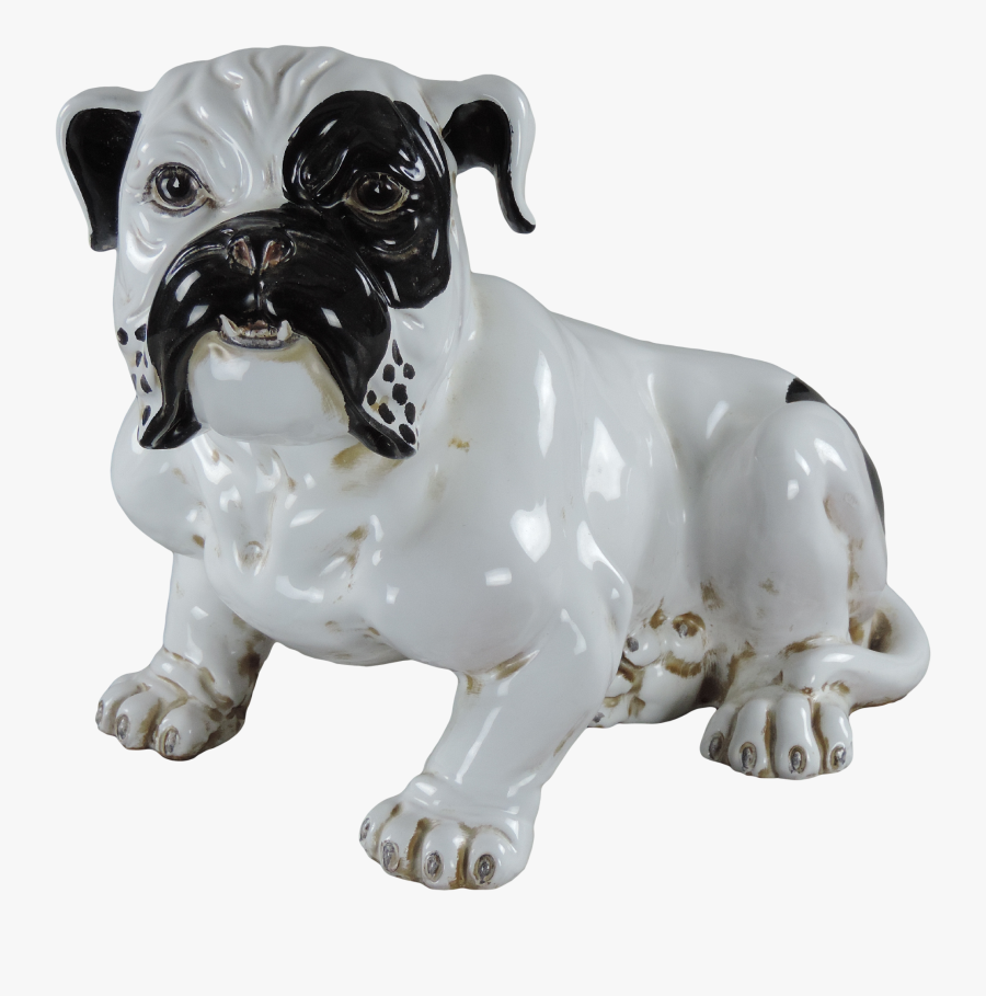 Bulldog Black And White - Toy Bulldog, Transparent Clipart