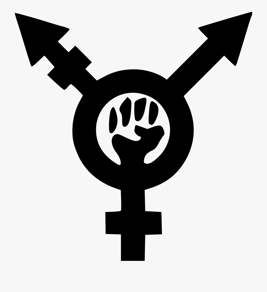 Fist Clipart Feminist - Transfeminism Symbol, Transparent Clipart