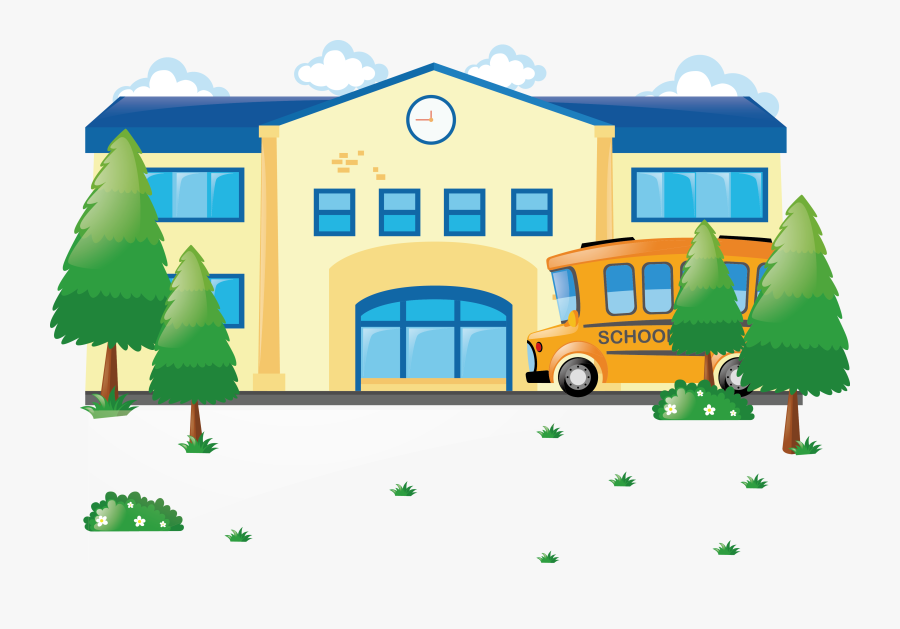 Students Cleaning School Clipart, Transparent Clipart