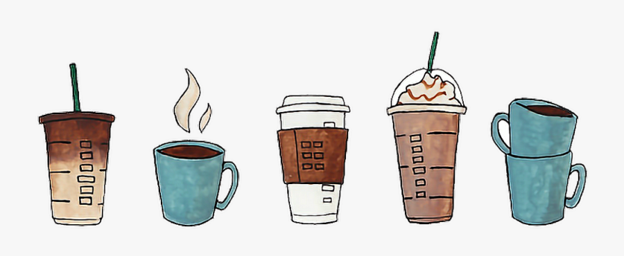 #coffee #starbucks #icedcoffee #freetoedit - Cafe Sticker, Transparent Clipart