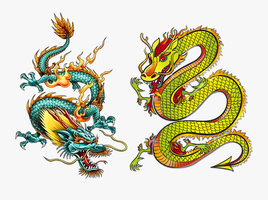 Chinese Japanese Dragon Legendary Drawing Creature - Chinese Dragon Tattoo, Transparent Clipart